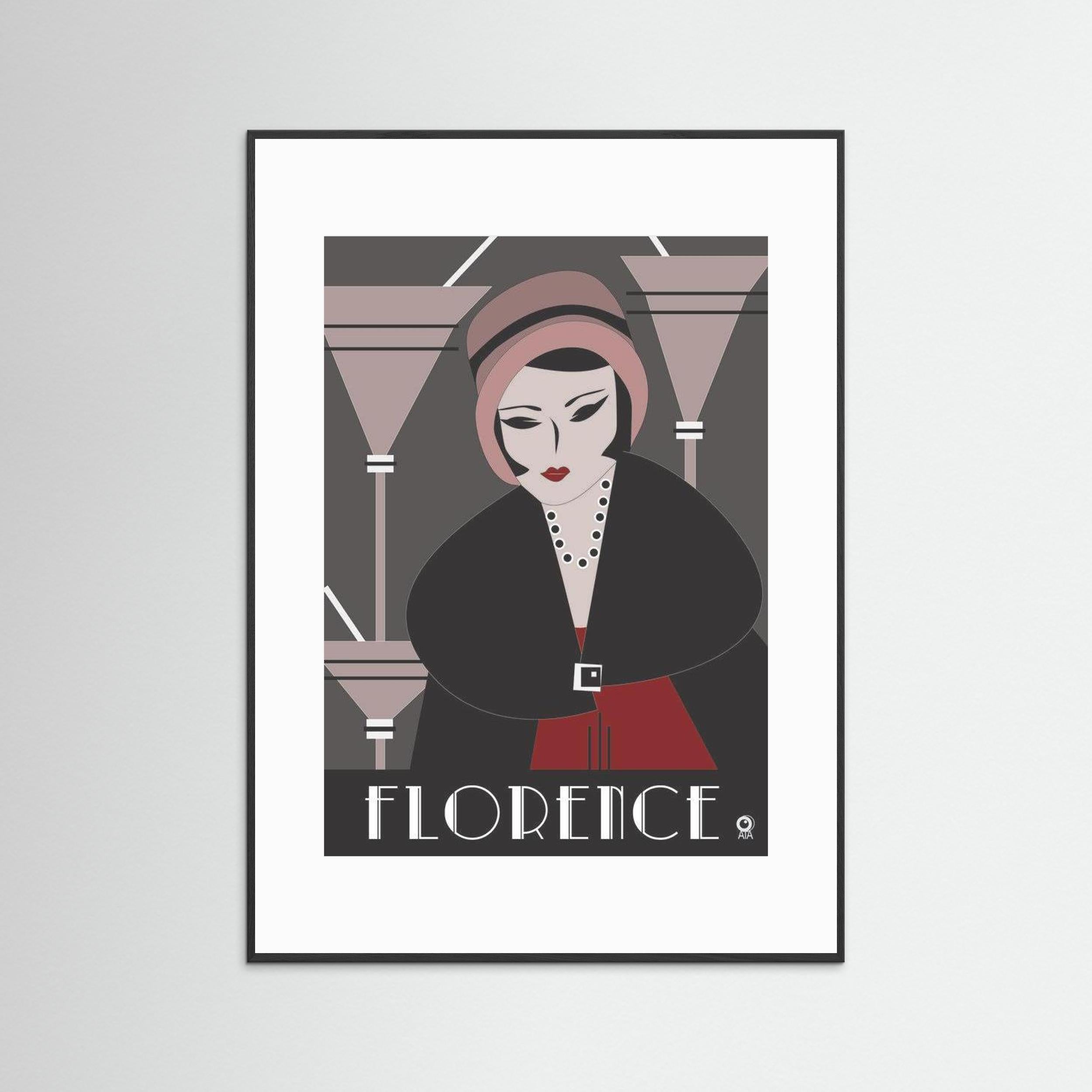 Florence Art Deco Art Print