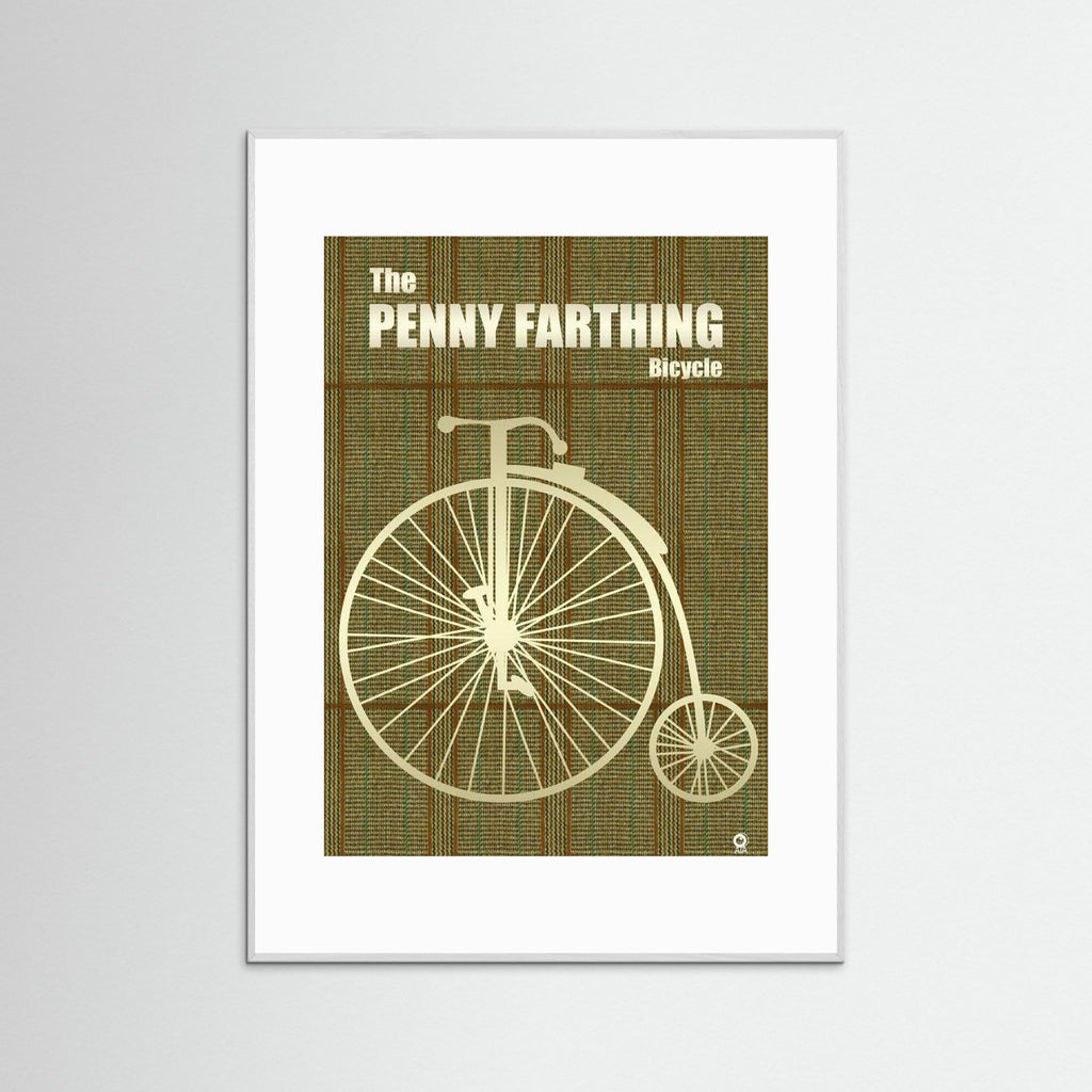 Penny Farthing Bicycle Sport Art print by ATADesigns