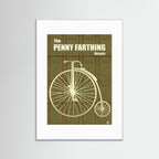 Penny Farthing Bicycle Sport Art print by ATADesigns