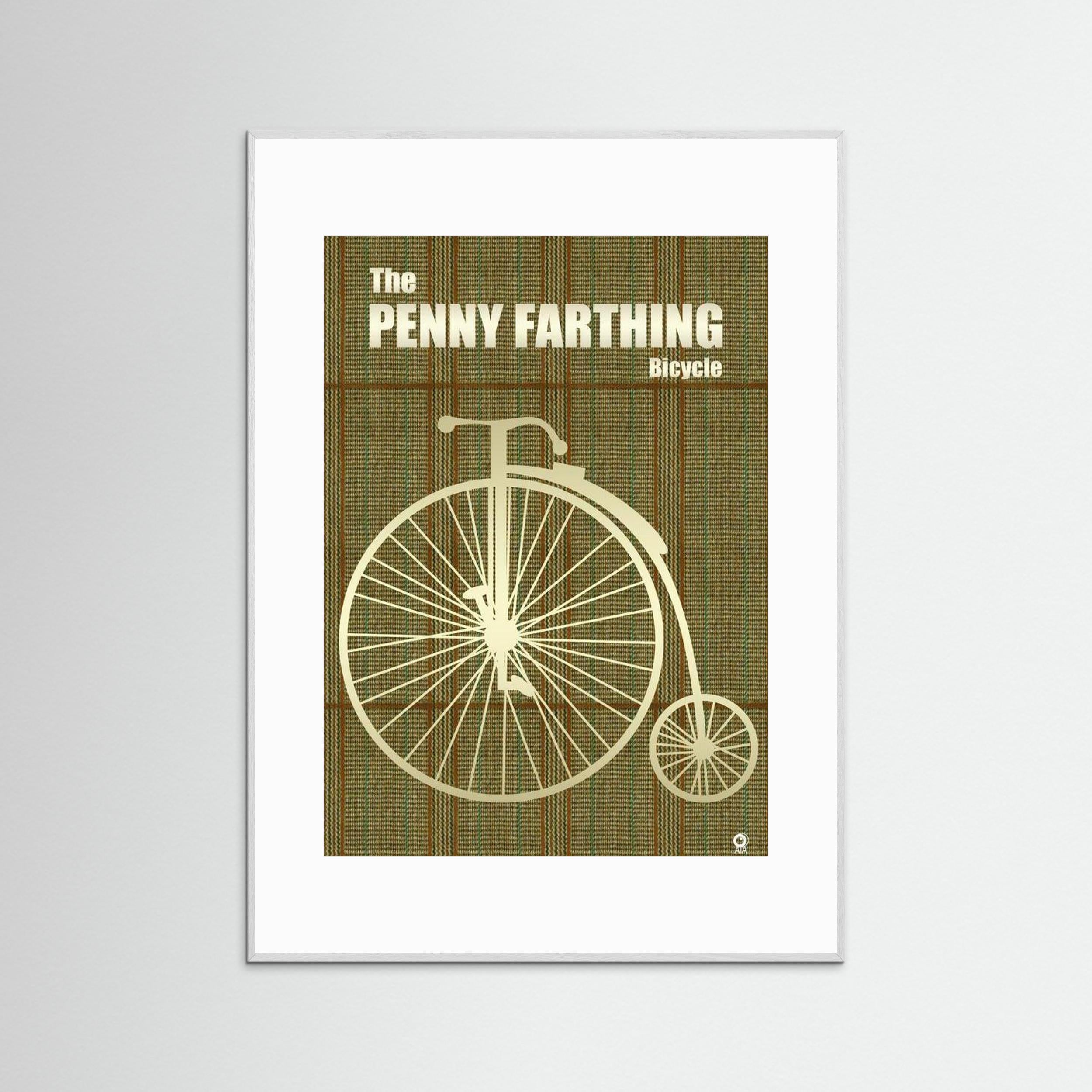 Penny Farthing Bicycle Sport Art print