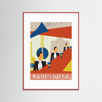 walter's Jazz Bar Art Deco Art Print