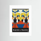 Walter and Walter Art Deco Art Print by ATADesigns
