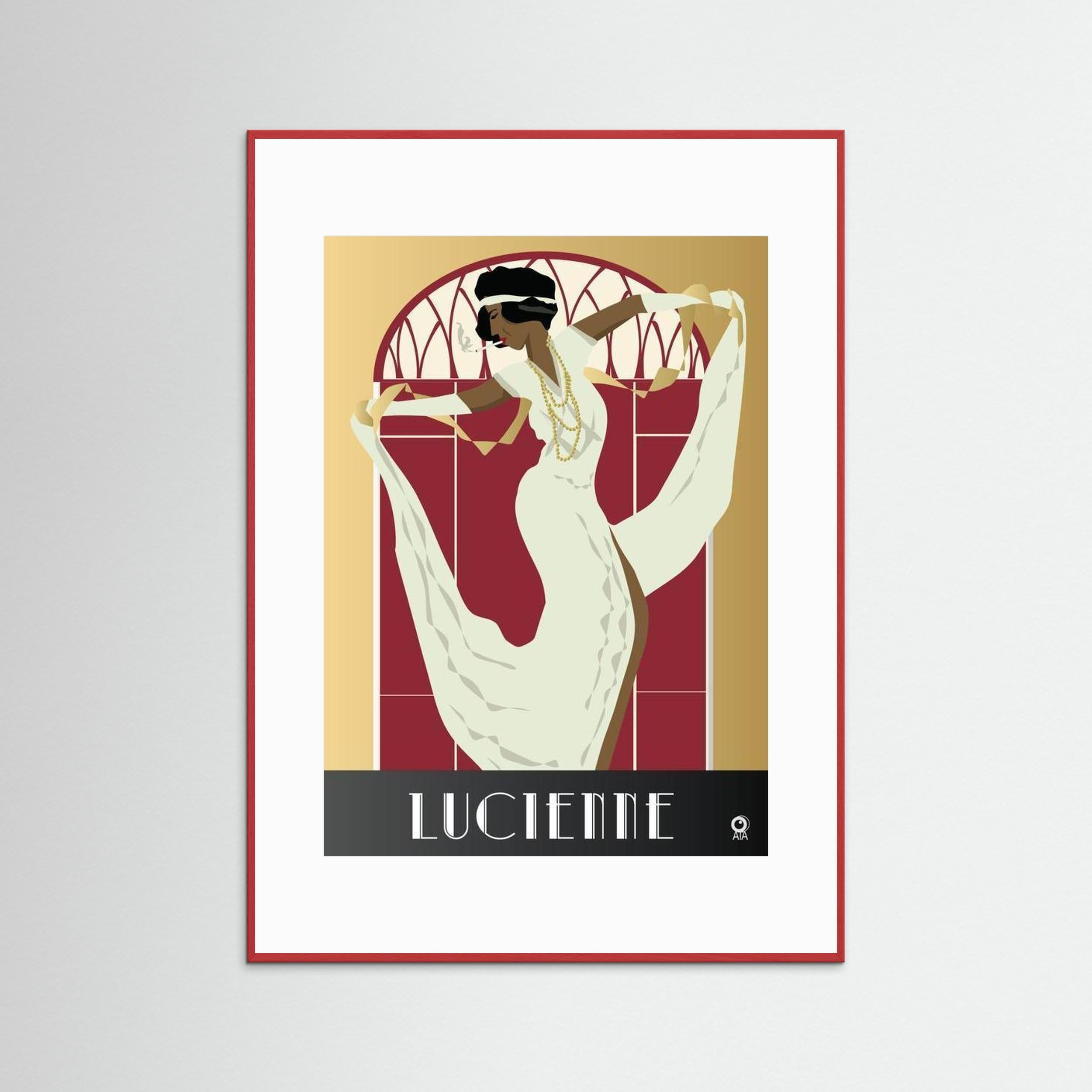 Lucienne Art Deco Art Print
