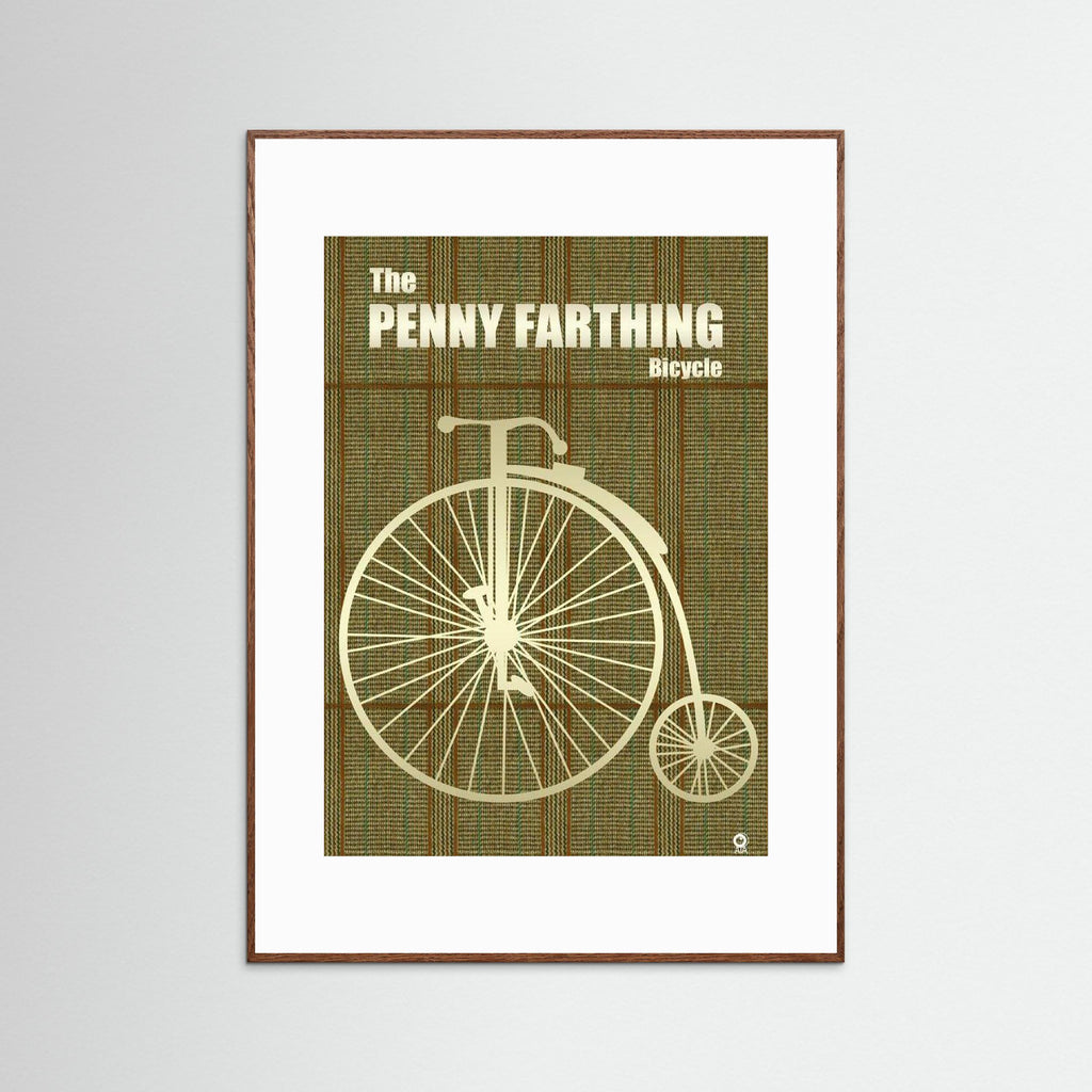 Penny Farthing Bicycle Sport Art print by ATADesigns