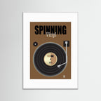 Vinyl Retro Art Print by ATADesigns