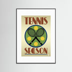 Tennis Season Sport Art Print by ATADesigns