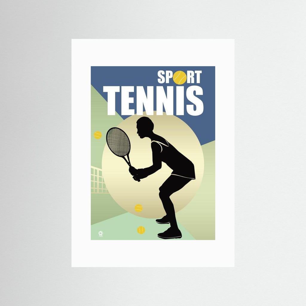 Tennis Sport Art print by ATADesigns