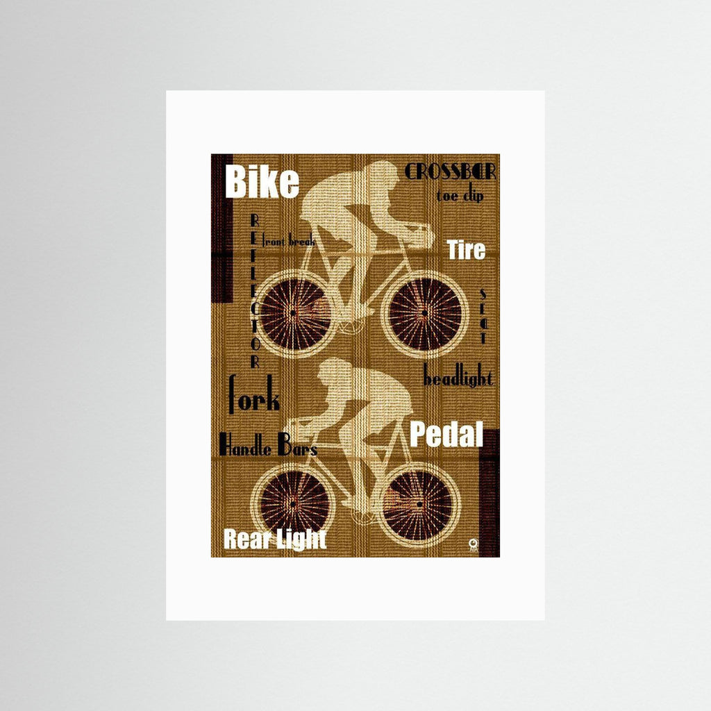 Cyclist Sport Art Print