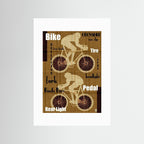 Cyclist Sport Art Print
