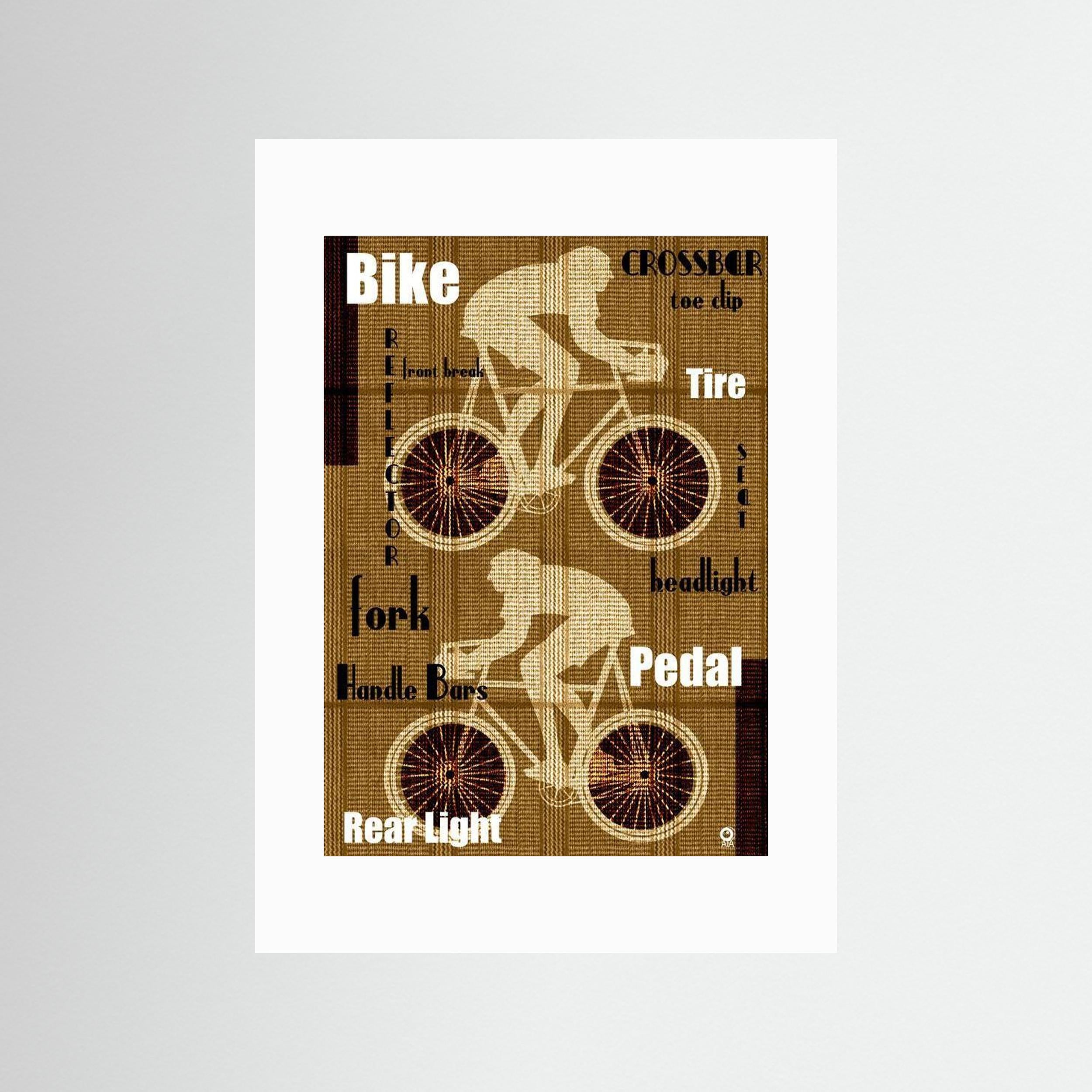 Cyclist Sport Art Print