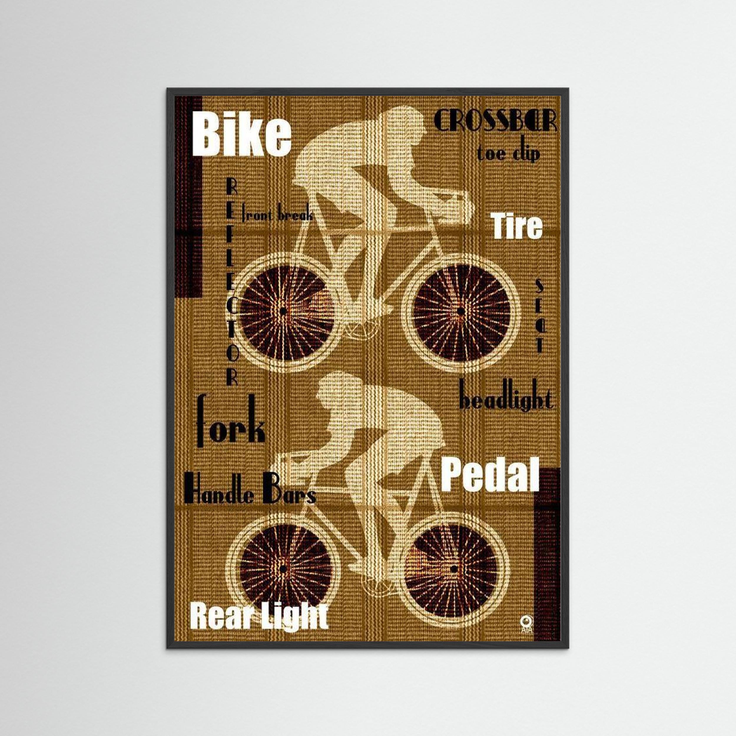 Cyclist Sport Art Print