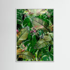 Tropical Leaves Drop Art Print