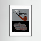 Pipe and Slippers All Things British Art Print by ATADesigns