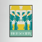 High Society Two Art Deco Art Print