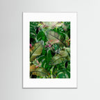 Tropical Leaves Drop Art Print