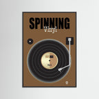 Vinyl Retro Art Print by ATADesigns