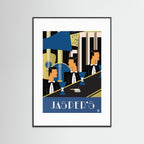 Jasper's Art Deco Art Print