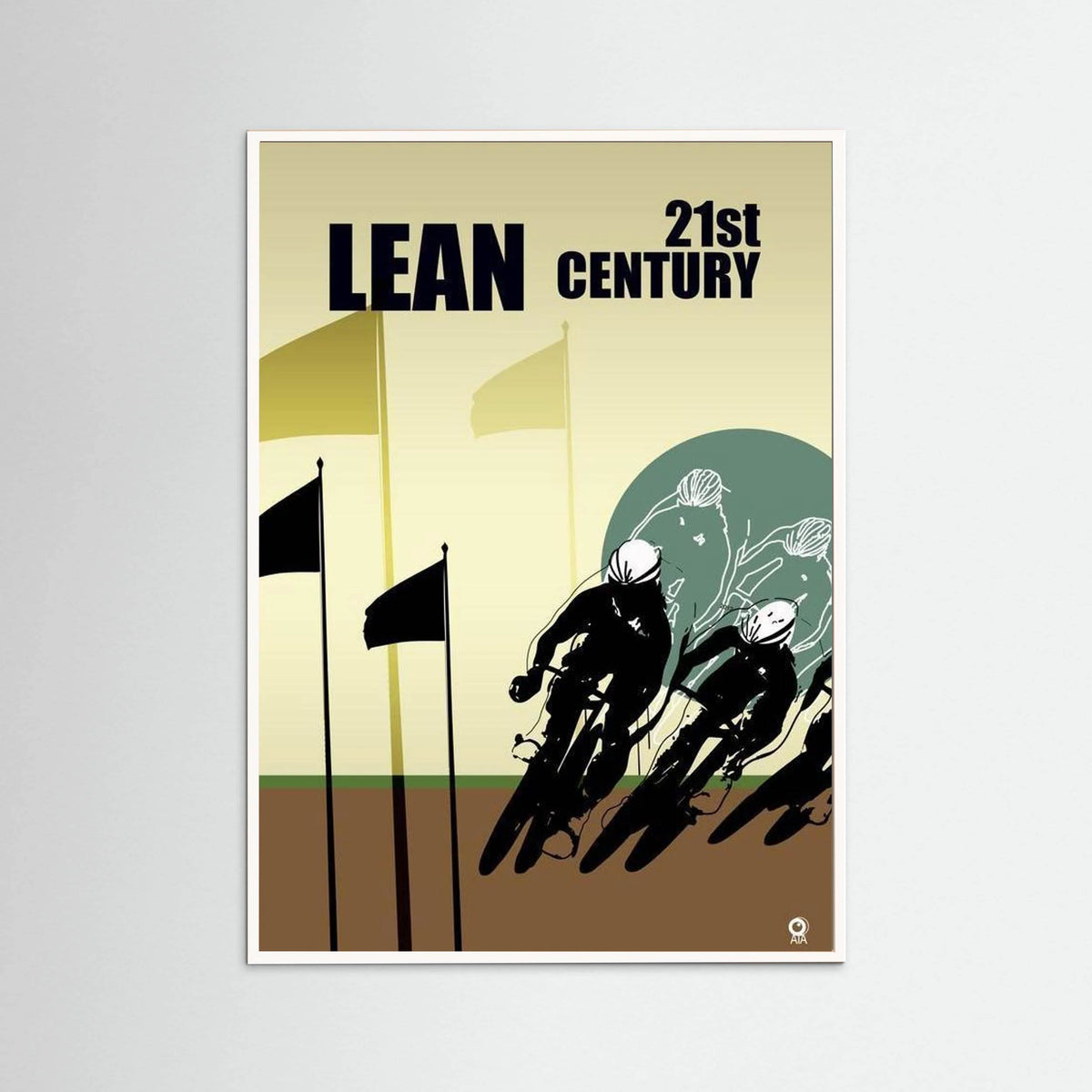 Lean Race Sport Art Print by ATADesigns