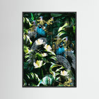 Peacocks Glam Art Print