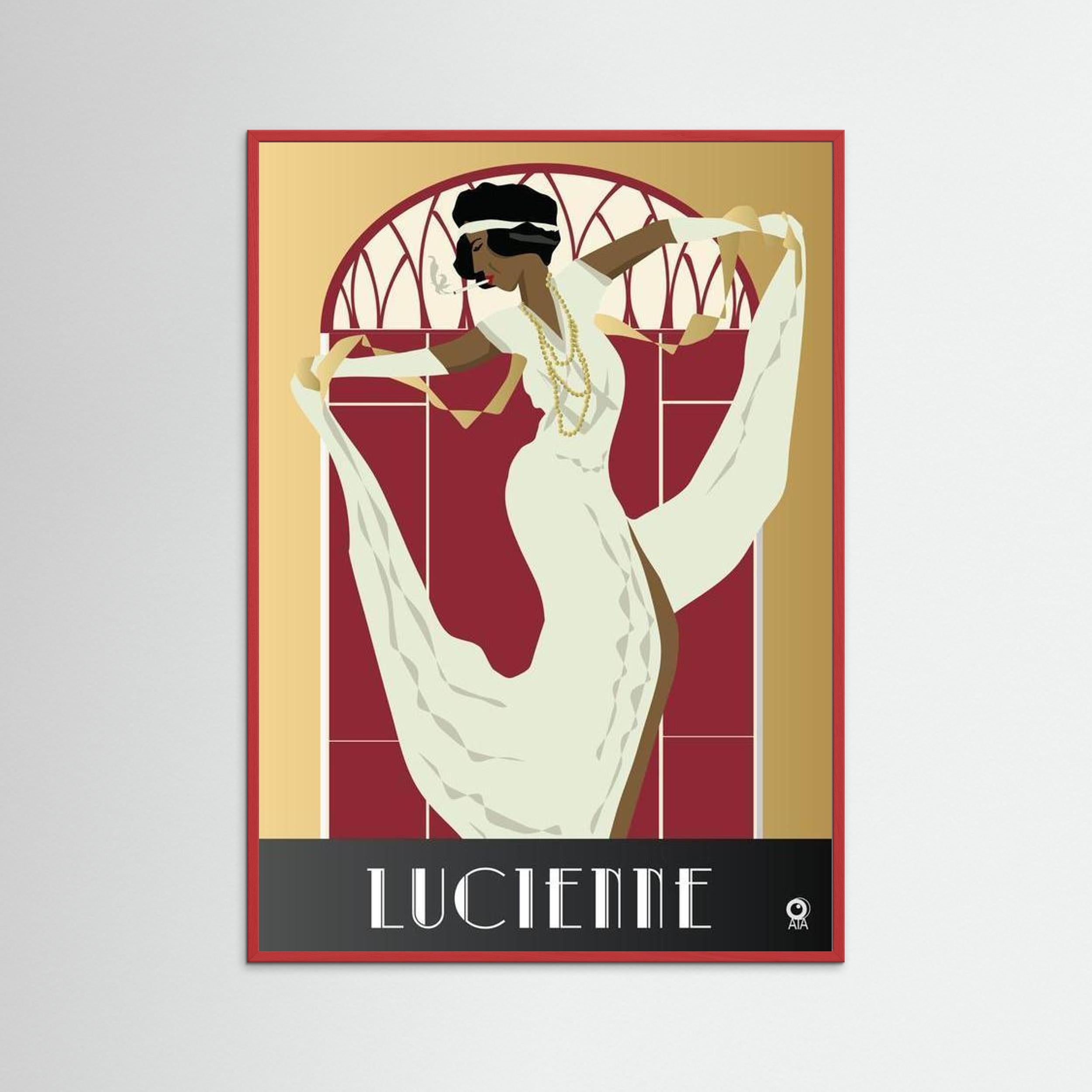 Lucienne Art Deco Art Print