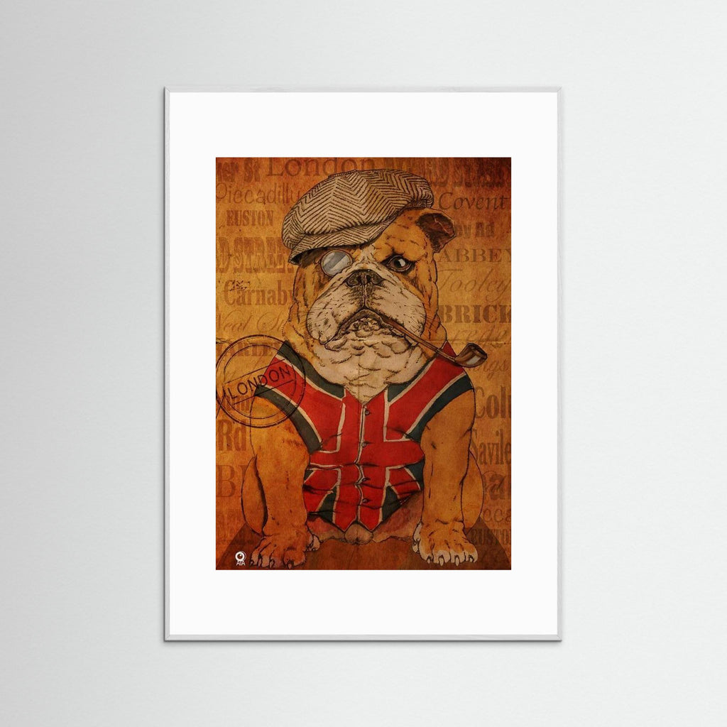 Hector All Things British Art Print by ATADesigns
