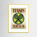 Tennis Season Sport Art Print by ATADesigns