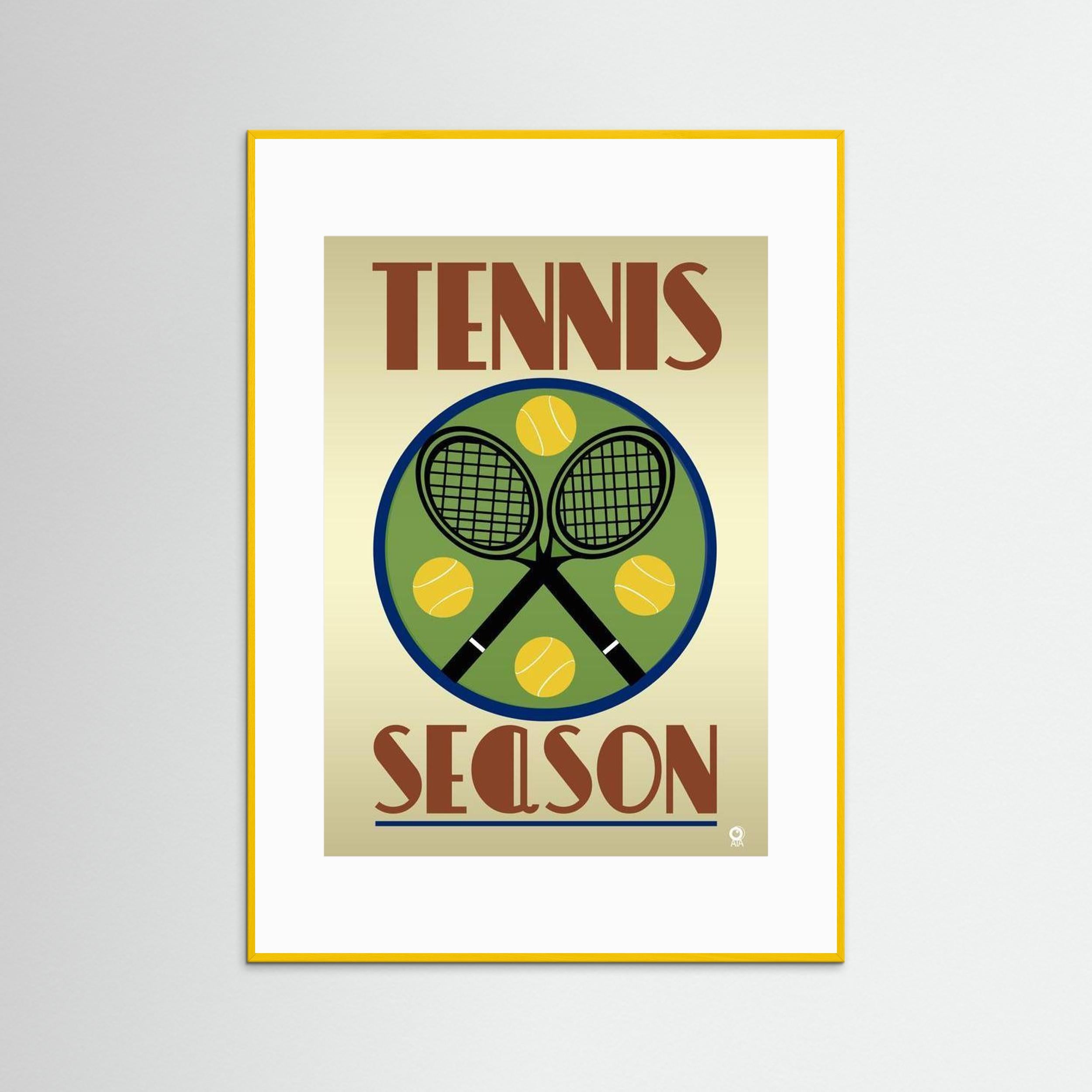 Tennis Season Sport Art Print