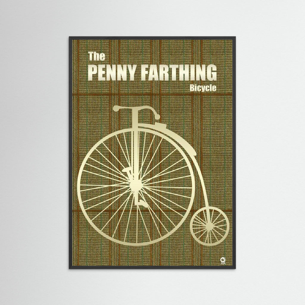 Penny Farthing Bicycle Sport Art print by ATADesigns