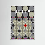 Dotty Retro Art Print