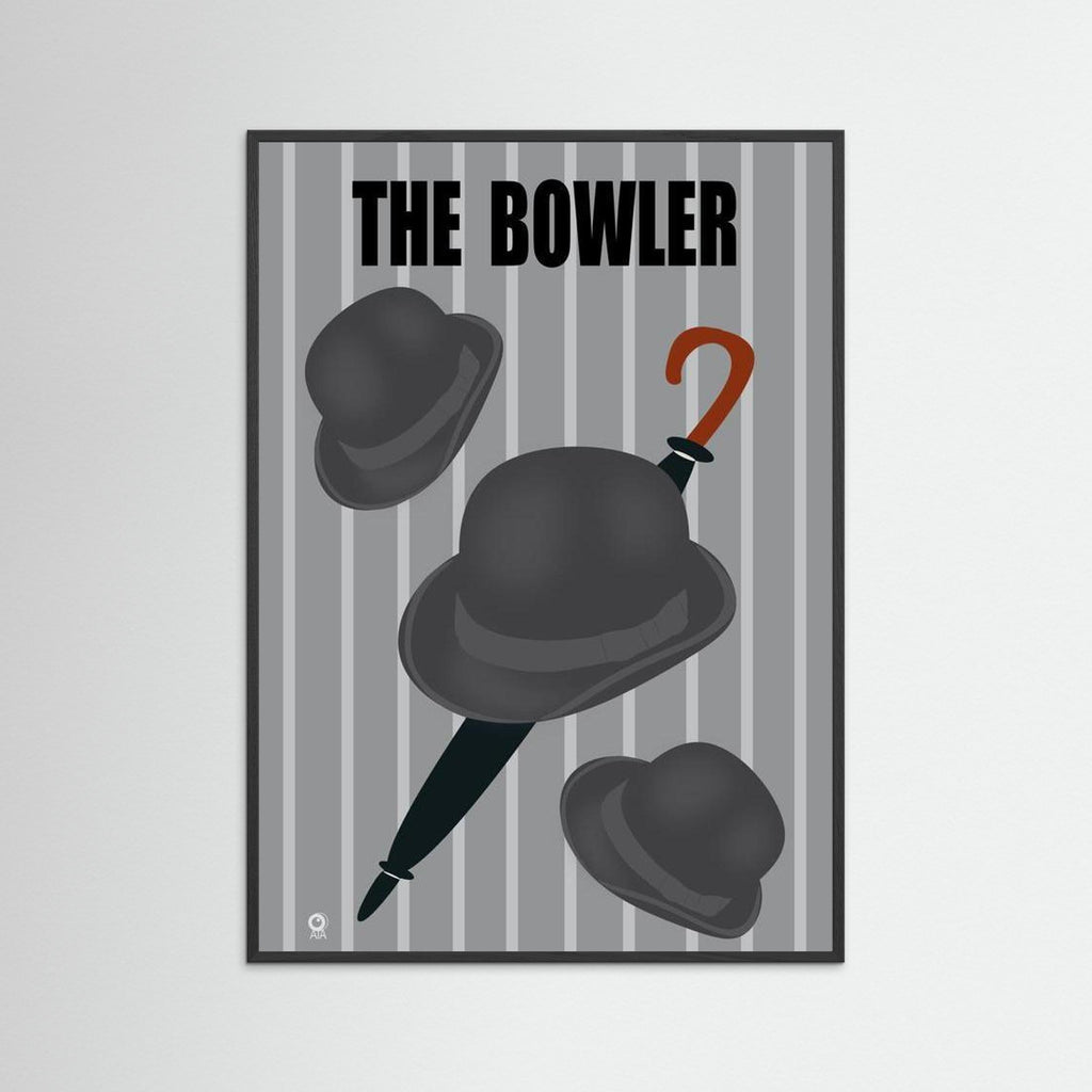 The Bowler All Things British Art Print by ATADesigns