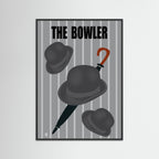 The Bowler All Things British Art Print by ATADesigns