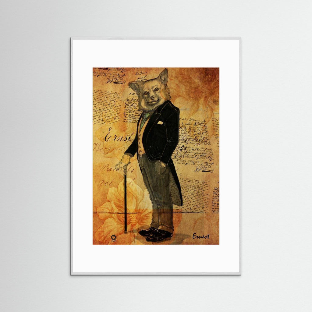 Ernest da Fox Art Print