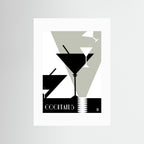 Cocktails Art Deco Art Print
