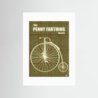 Penny Farthing Bicycle Sport Art print by ATADesigns