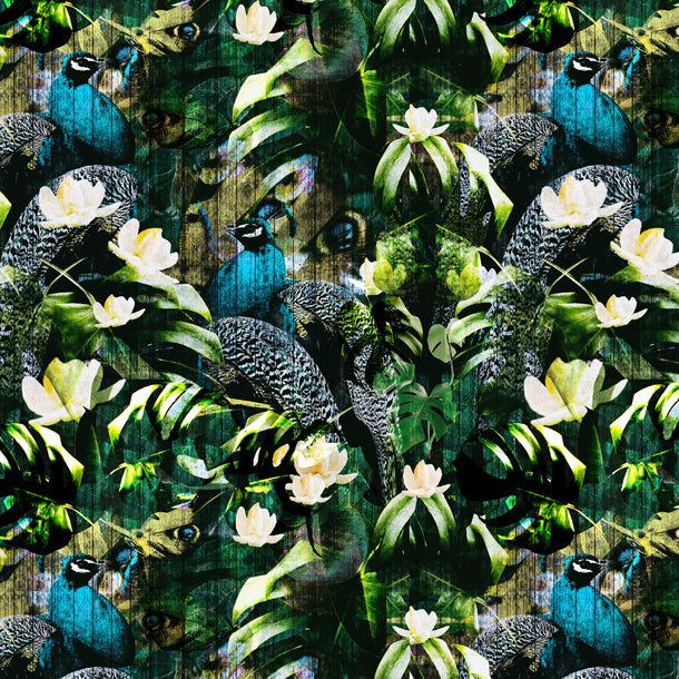 Peacock Glam Wallpaper