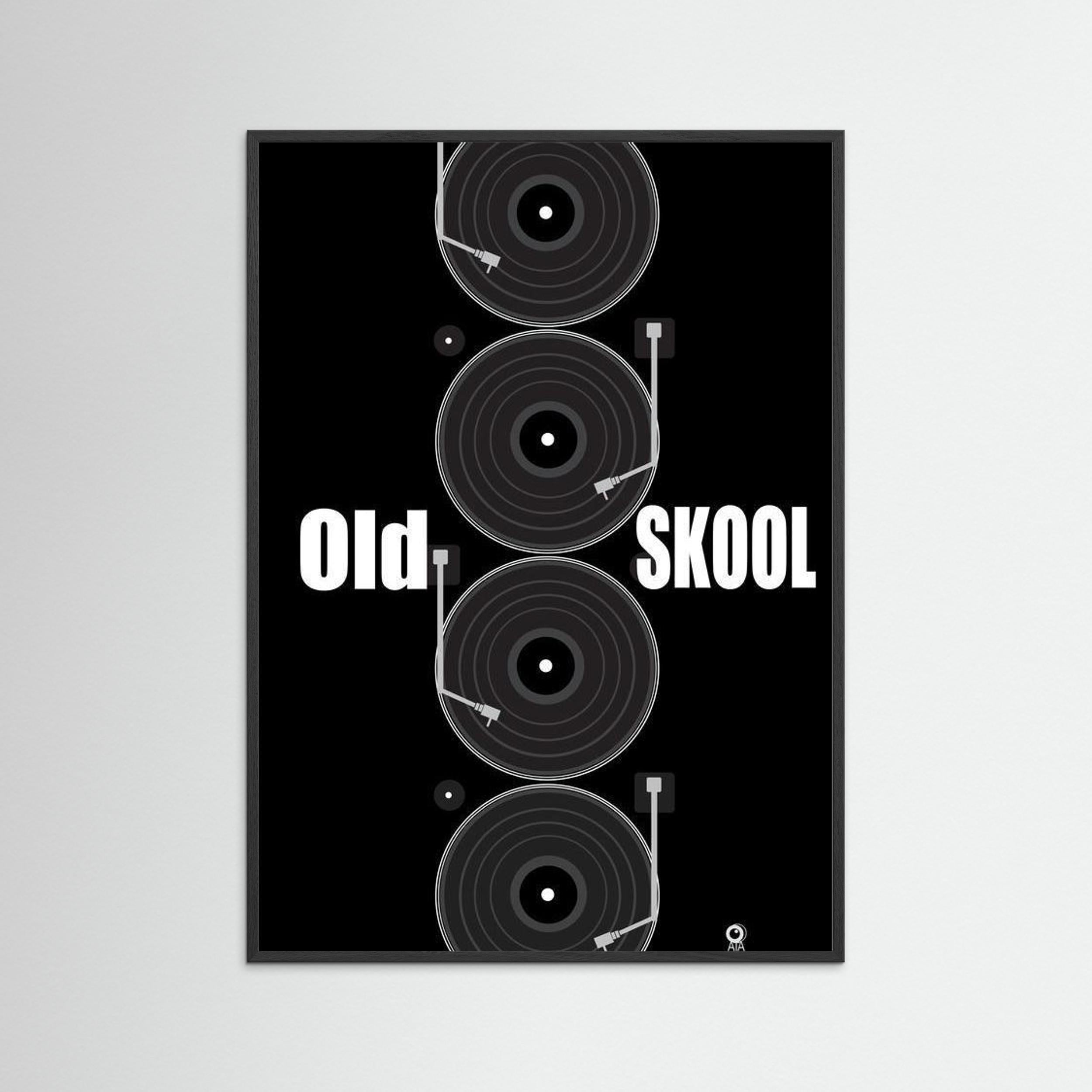Old Skool Retro Art Print