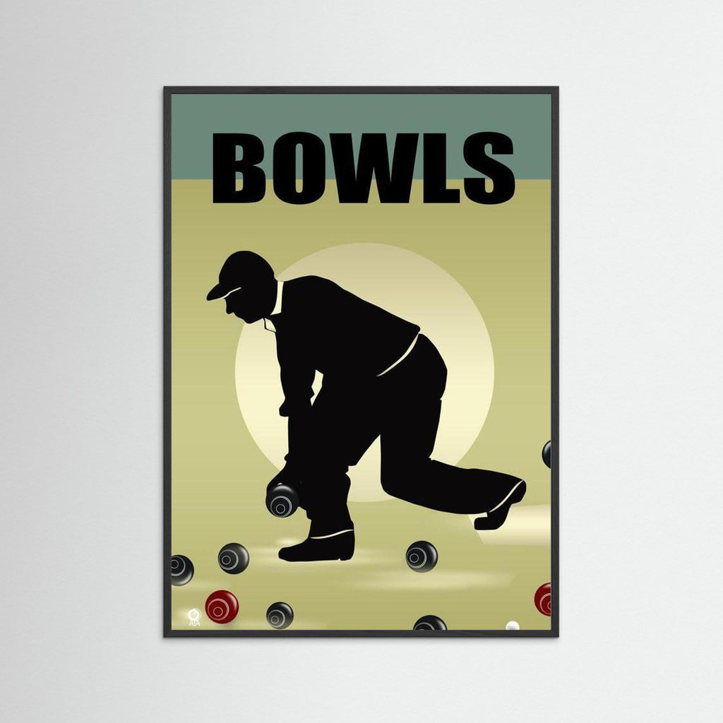 Bowls Sport Art Print