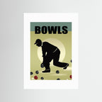 Bowls Sport Art Print