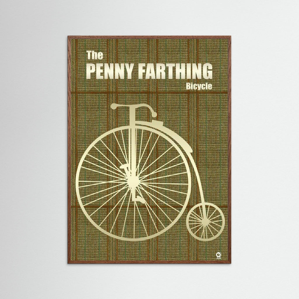 Penny Farthing Bicycle Sport Art print by ATADesigns
