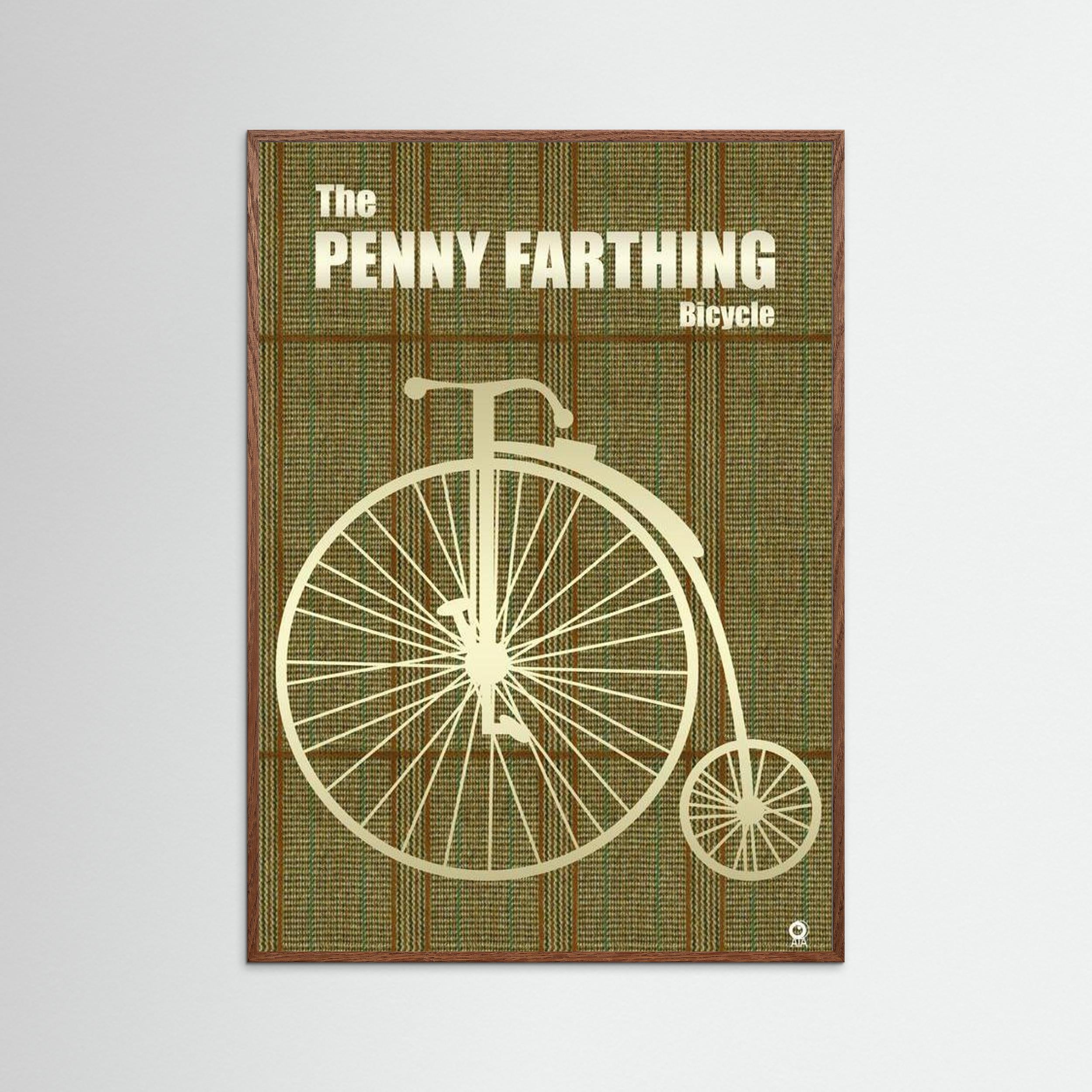 Penny Farthing Bicycle Sport Art print