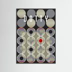 Dotty Retro Art Print