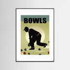 Bowls Sport Art Print