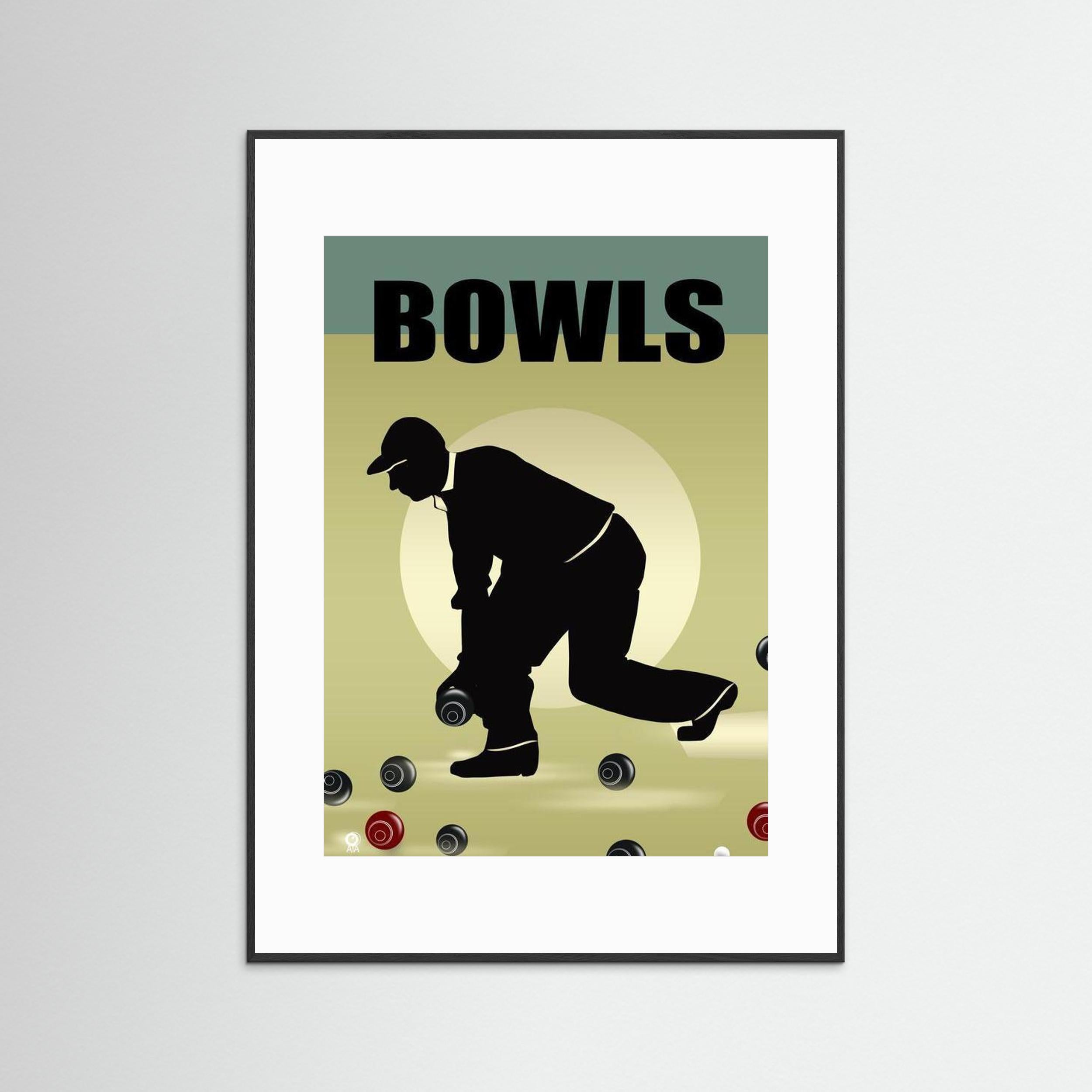 Bowls Sport Art Print