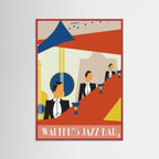 walter's Jazz Bar Art Deco Art Print