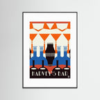 Harvey's Bar Art Deco Art Print