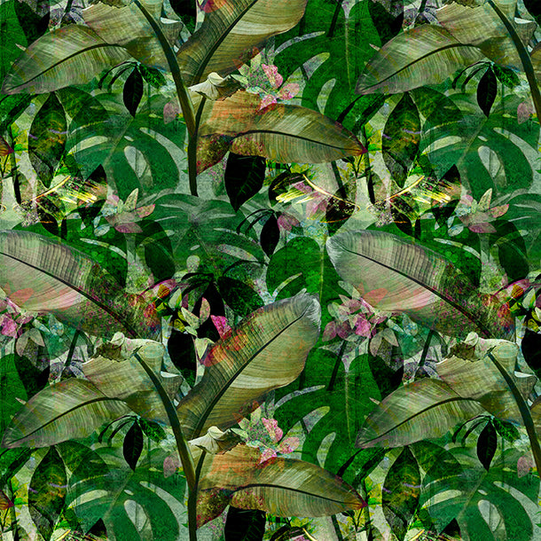 Tropical Leaves Drop 1 Wallpaper