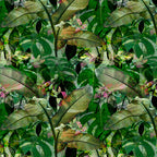 Tropical Leaves Drop 1 Wallpaper