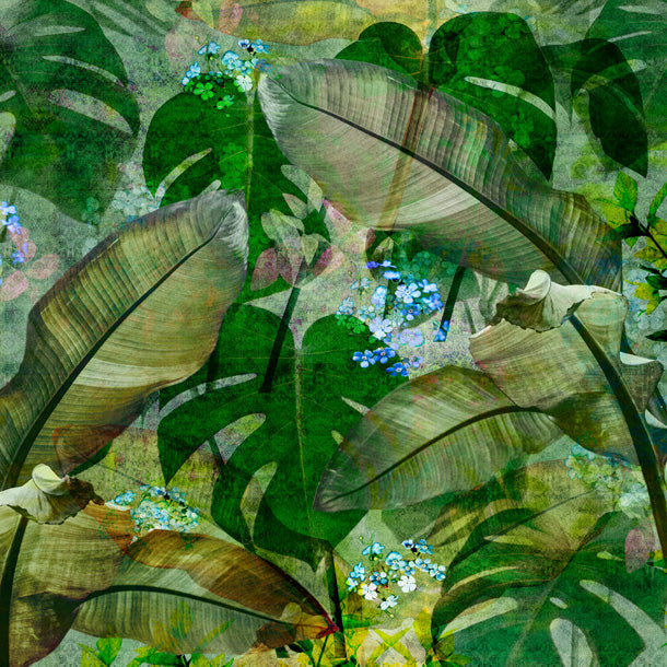 Tropical Leaves Mural