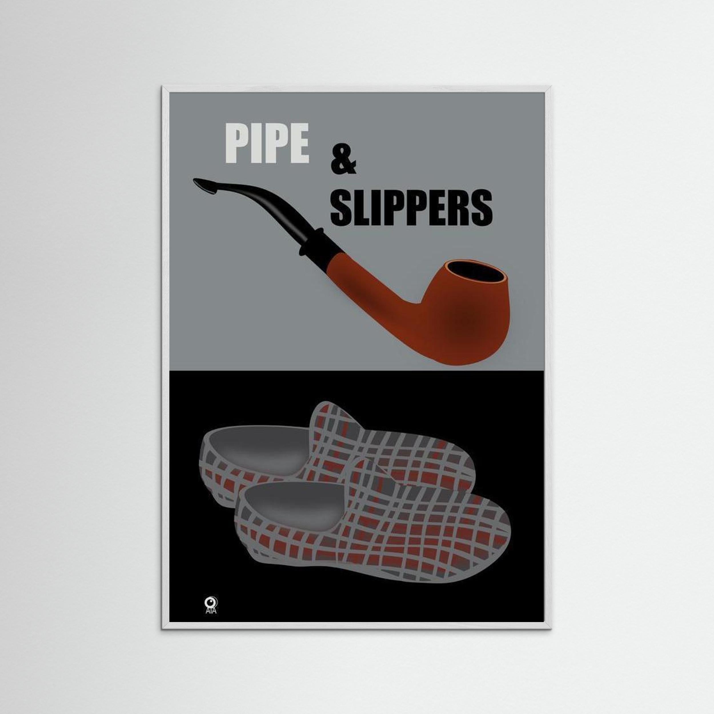 Pipe and Slippers Art Print