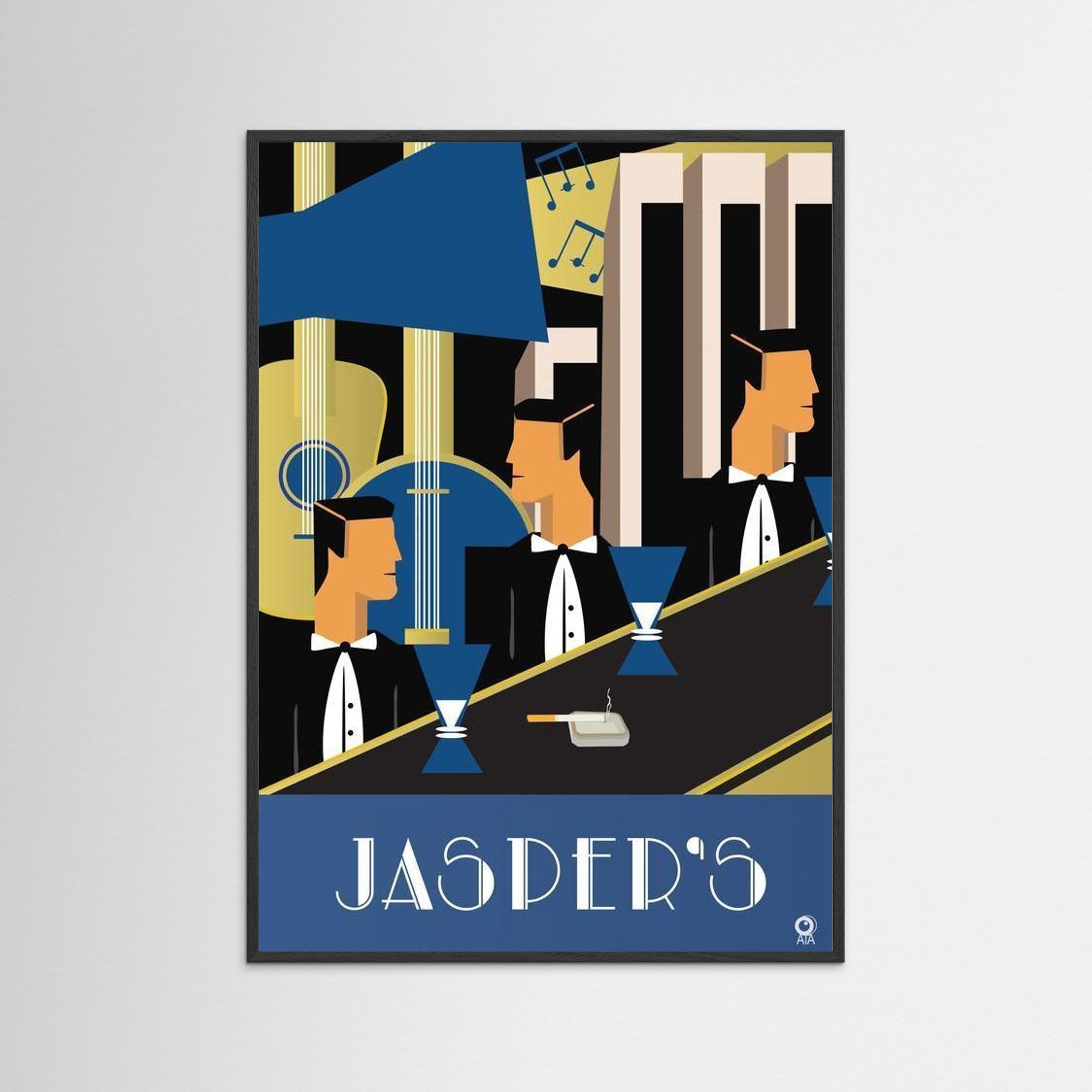Jasper's Art Deco Art Print